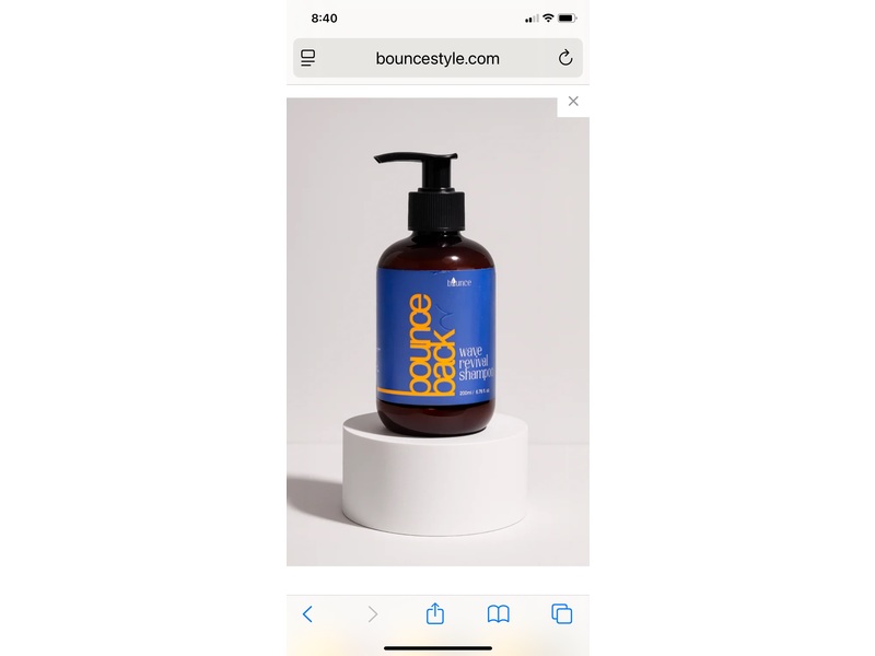 Bounce Back Wave Revival Shampoo, 6.76 fl oz/200 mL