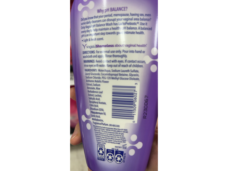 Vagisil Daily Intimate Wash, 12 oz/354 mL, Pack Of 4