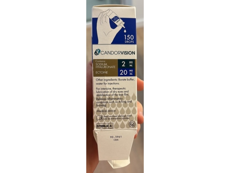 Candorvision Hylo Dual Intense Lubricating Eye Drops, 5 mL