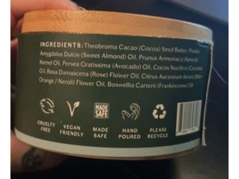 Kate Mcleod Center Stone Body Moisturizer, Rose, 3.5 oz/100 g