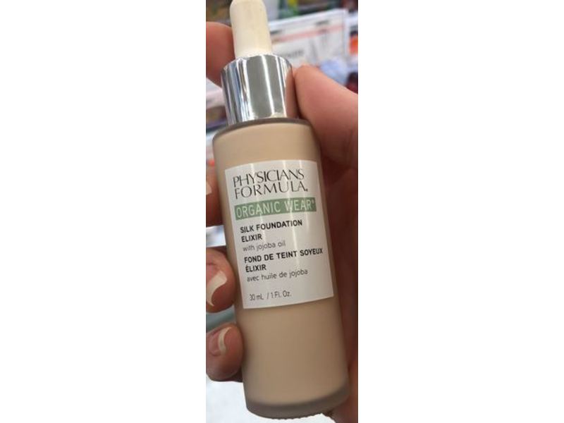 Physicians Formula Organic Wear, Silk Foundation Elixir, Fair, 1 fl oz/30 mL