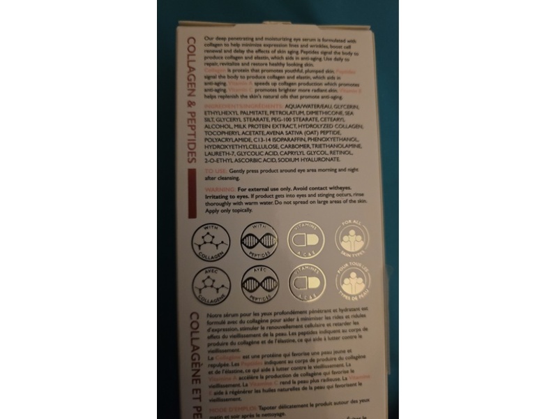 SPA Scriptions Lift & Firm Eye Cream, Collagen & Peptides, 1 oz/30 mL