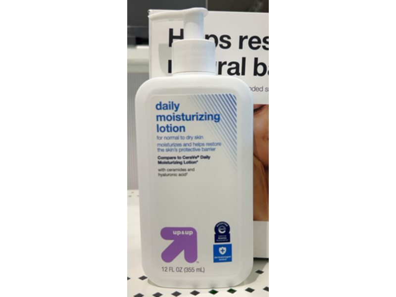 Up & Up Daily Moisturizing Lotion, Ceramides & Hyaluronic Acid, 12 fl oz/355 mL
