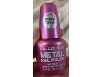 L.A. Colors Metal Nail Polish, Rose Mimosa, 0.44 fl oz/13 mL - Image 3