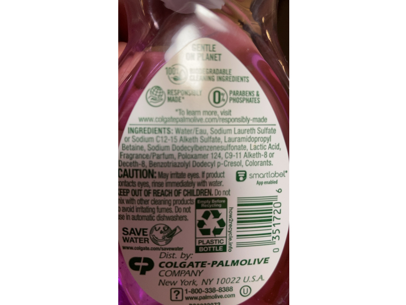 Palmolive Liquid Dish, Lavender & Lime, 8 fl oz/236 mL