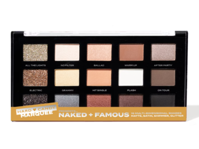Hard Candy Famous Marquee 15 Multi-Dimensional Eyeshadow Palette, 0.714 oz/20.4 g