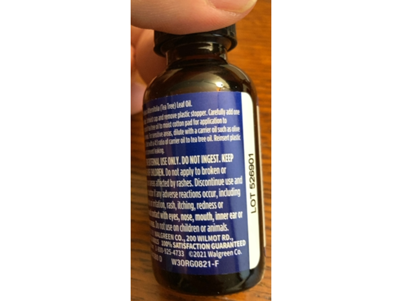 Walgreens Tea Tree Oil, 1 fl zo/30 mL