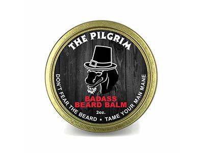 Badass Beard Care Beard Balm, The Pilgrim, 2 oz/60 mL