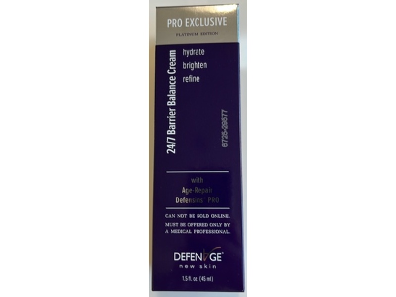 Defenage Pro Exclusive 24/7 Barrier Balance Cream, 1.5 fl oz/45 mL
