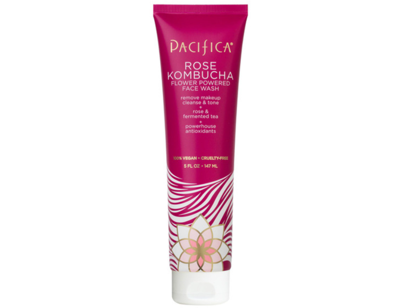 Pacifica Flower Powered Face Wash, Rose Kombucha, 1.4 fl oz/40 mL