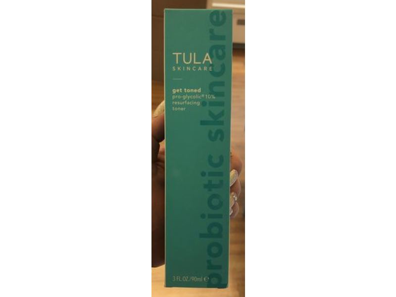Tula Skincare Get Toned Pro-Glycotic 10% Resurfacing Toner, 3 fl oz/90 mL