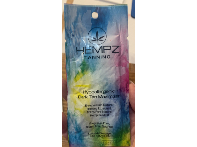 Hempz Tanning Hypoallergenic Dark Tan Maximizer, 0.57 fl oz/15 mL, Pack Of 3
