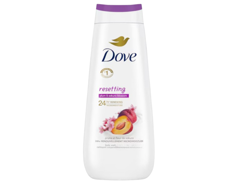 Dove Resetting Body Wash, Plum & Sakura Blossom, 22 fl oz/650 mL