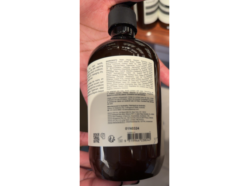 Aesop Eleos Aromatique Hand Balm, 16.9 oz/500 mL