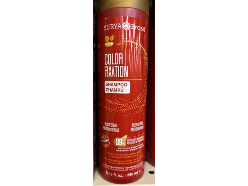 Surya Brasil Color Fixation Restorative Shampoo, 8.45 fl oz/250 mL