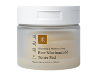 Glamfox Glowing & Moisturizing Toner Pad, Rice Niacinamide, 6.08 fl oz/180 mL, 90 Count - thumbnail 1