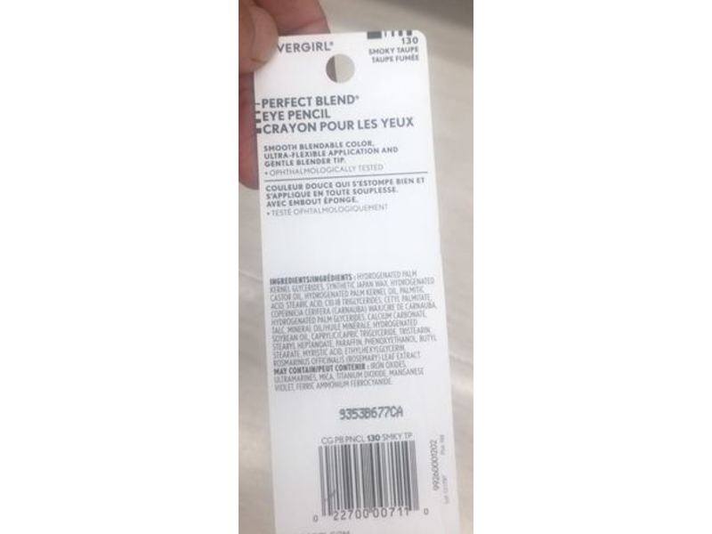 CoverGirl Perfect Blend Eye Pencil, 130 Smoky Taupe, 0.3 oz/850 mg