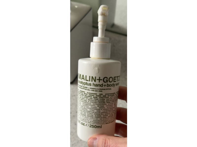 Malin+Goetz Hand + Body Wash, Eucalyptus, 8.5 fl oz/250 mL