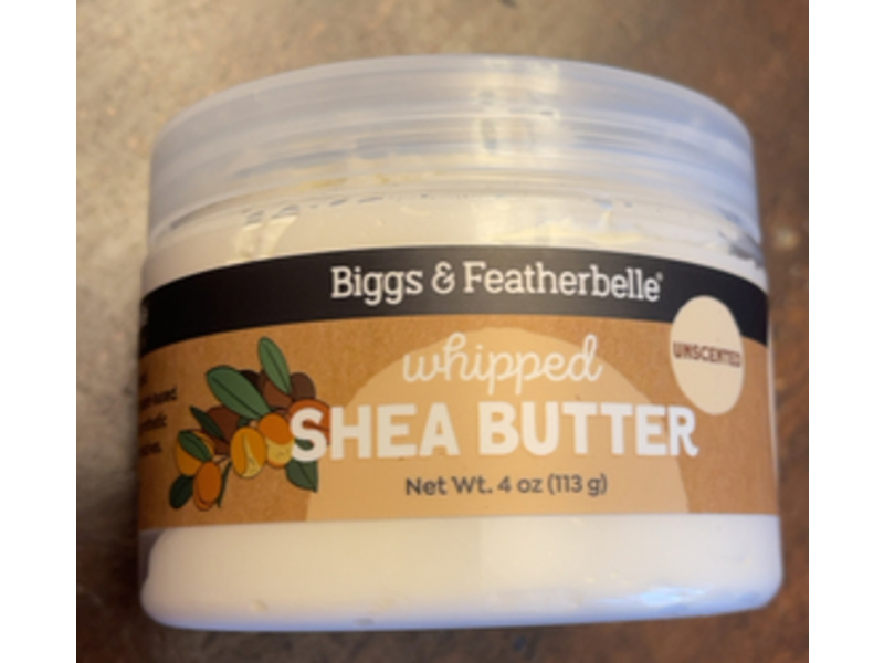 Biggs & Featherbelle Whipped Shea Butter, 4 oz.113 g