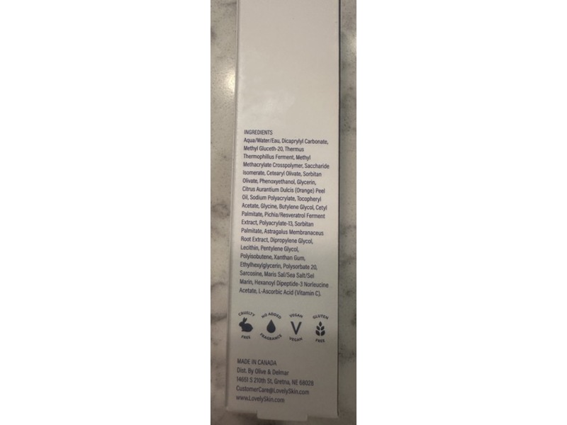 LovelySkin Luxe Mattifying Antioxidant Moisturizer, 1.7 oz/50 mL