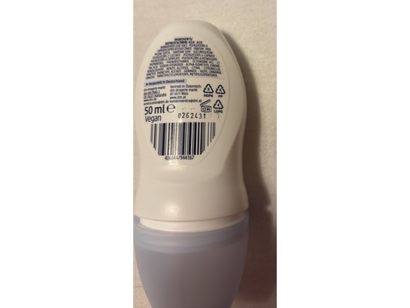 DM Balea Sensitive Deodorant, Aloe Vera, 50 mL