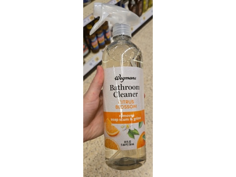 Wegmans Bathroom Cleaner, Citrus Blossom, 25 fl oz/739 mL
