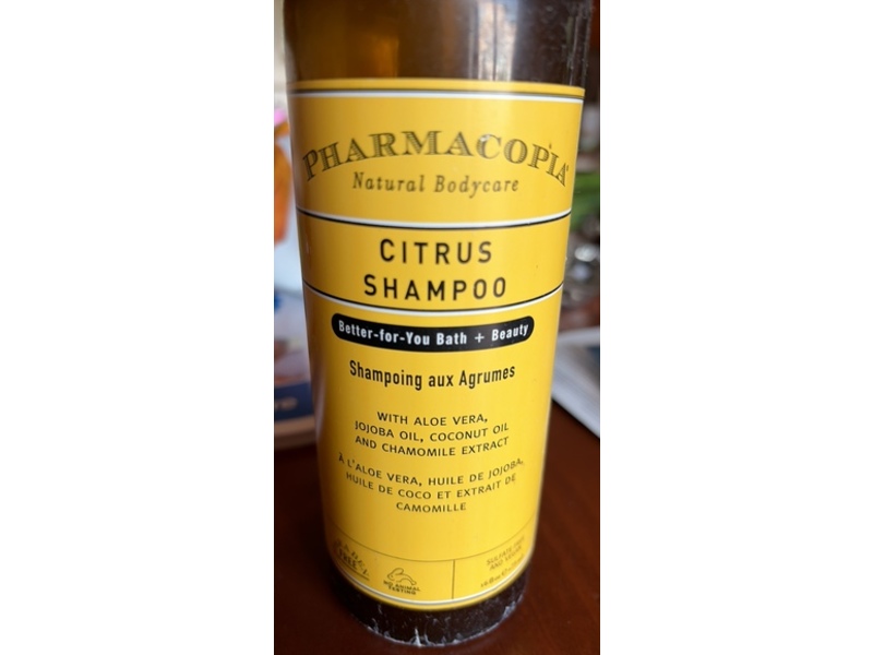 Pharmacopia Natural Bodycare Shampoo, Citrus, 16 fl oz/473 mL