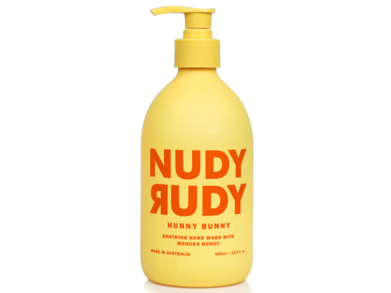 Nudy Rudy Hunny Bunny Soothing Hand Wash, Manuka Honey, 16.9 fl oz/500 mL