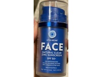 Little Urchin Face Natura Clear Zinc Sunscreen, SPF 50+, 1.69 fl oz/50 g - thumbnail 2
