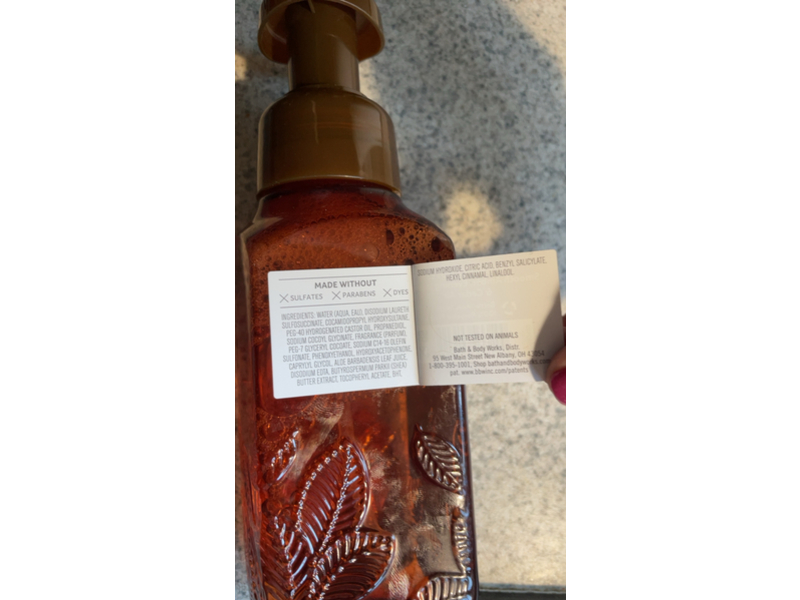 White Barn Gentle Clean Foaming Hand Soap, Warm Amber & Cedar, 8.75 fl oz/259 mL