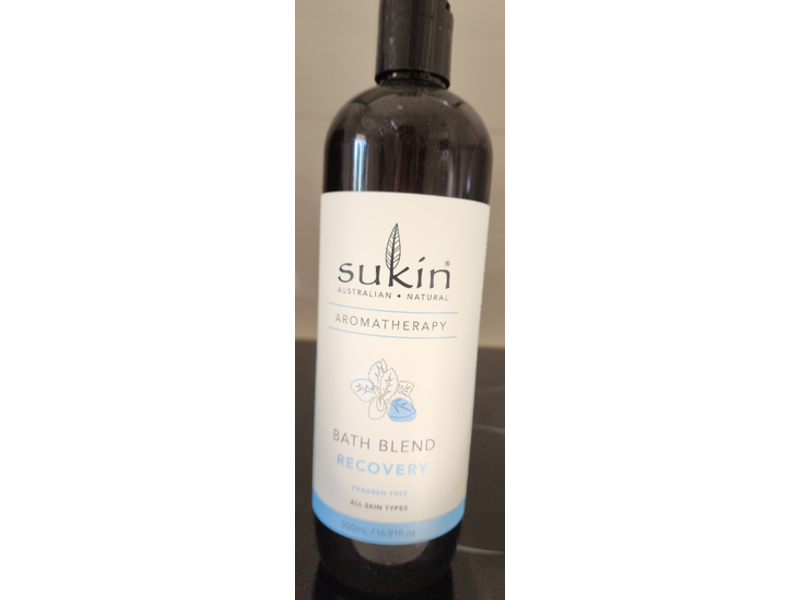 Sukin Aromatherapy Bath Blend, Recovery, 16.9 fl oz/500 mL