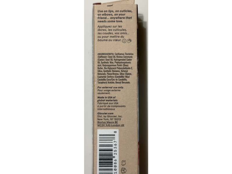 Glossier Balm Dotcom, Coconut, 0.5 fl oz/15 mL