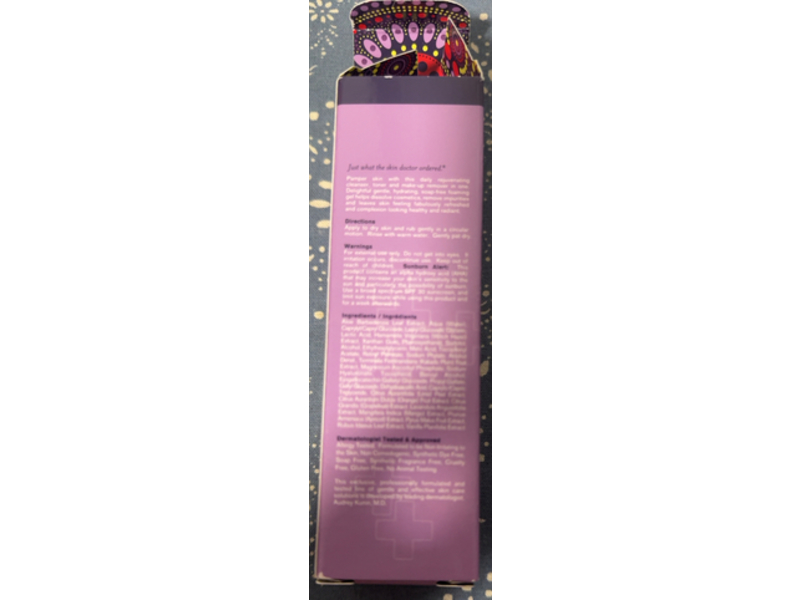 Dermadoctor Brightening Daily Cleanser + Toner & Make Up Remover, Kakadu C, 2.37 fl oz/70 mL