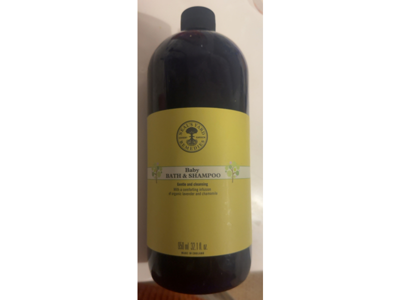 Neal's Yard Remedies Baby Bath & Shampoo, 32.1 fl oz/950 mL