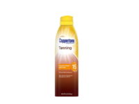 Coppertone Tanning Defend & Glow Sunscreen Spray, SPF 15, 5.5 oz/156 g - Image 2