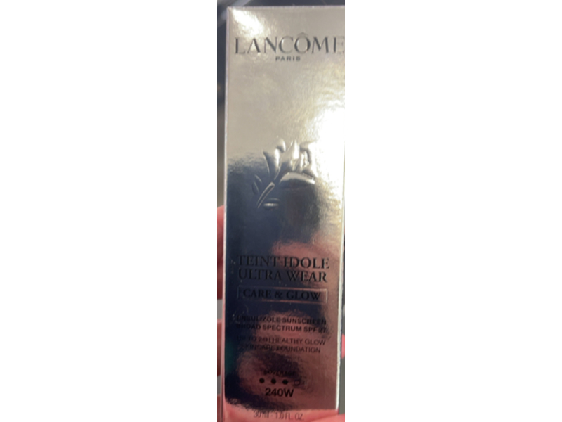 Lancome Teint Idole Ultra Wear Care & Glow Serum Foundation, 240W, 1 fl oz/30 mL