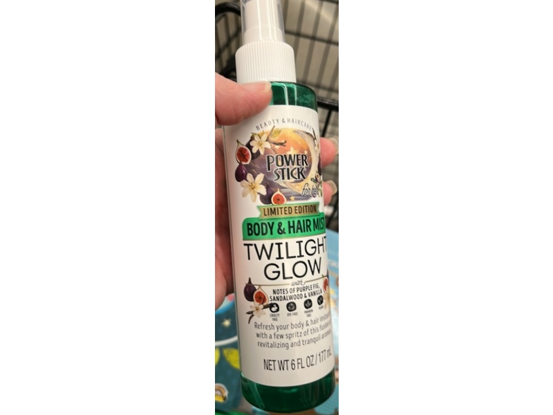 Power Stick Body & Hair Mist, Twilight Glow, 6 fl oz/177 mL