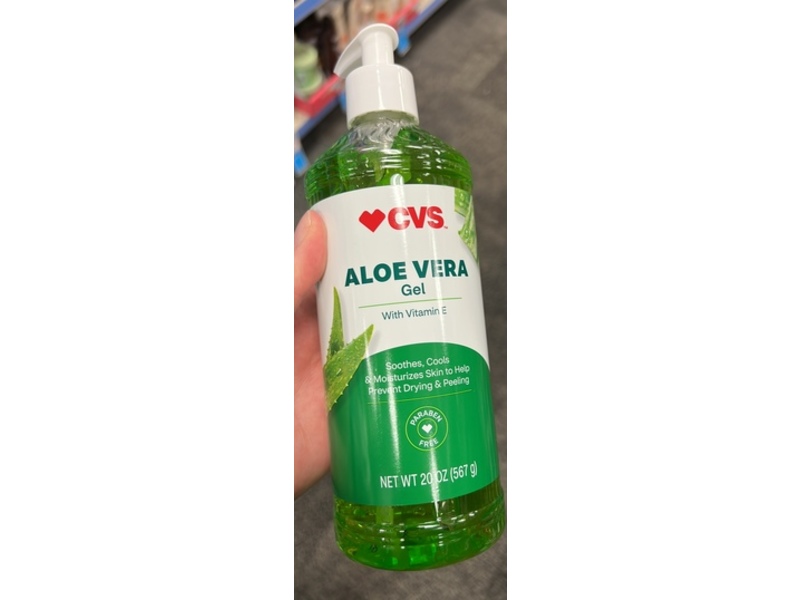 Cvs Aloe Vera Gel, Vitamin E, 20 oz/567 g