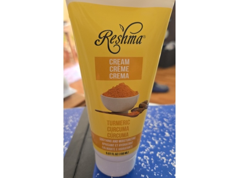 Reshma Beauty Soothing & Moisturizing Cream, Turmeric, 5.07 fl oz/150 mL
