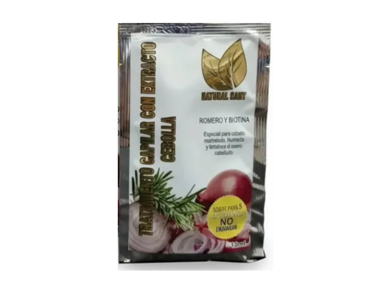 Natural Sant Hair Treatment, Onion, Rosemary & Biotin, 15 mL