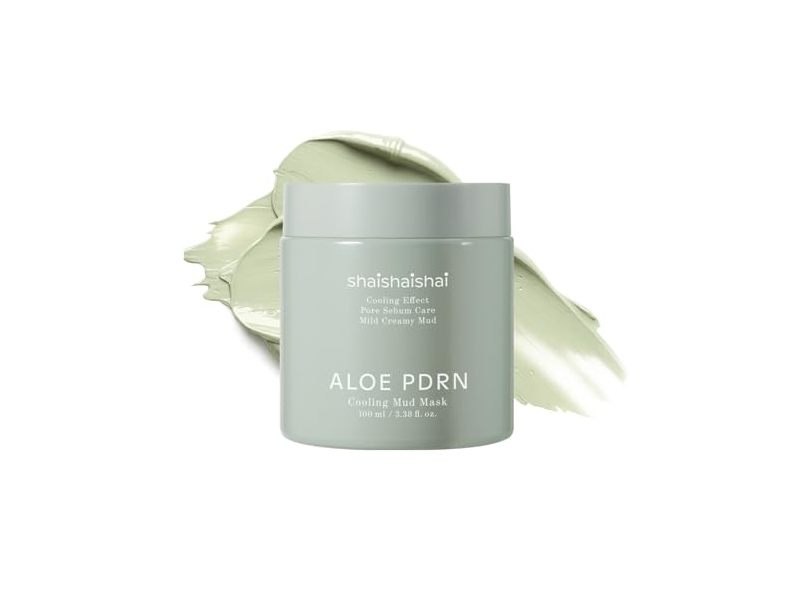 Shaishaishai Cooling Mud Mask, Aloe PDRN, 3.38 fl oz/100 mL