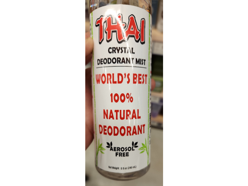Thai Natural Crystal Deodorant Mist, Aerosol Free, 8 fl oz/240 mL