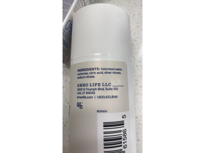 Ameo Life Maintain Silver Gel, Renew, Extra Strength, 3.38 fl oz/100 mL