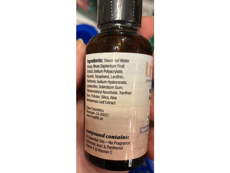 Trust Rx Purely Moisturizing Booster Serum, Sensitive, 1 fl oz/30 mL