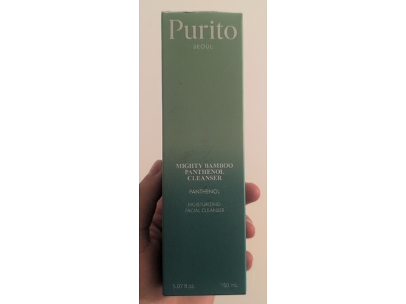Purito Seoul Moisturizing Facial Cleanser, Mighty Bamboo + Panthenol, 5.07 fl oz/150 mL