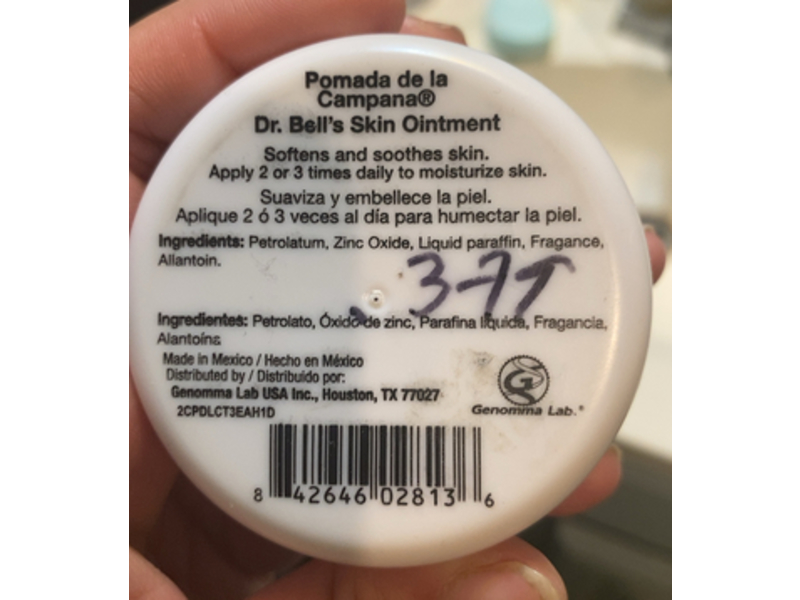 Dr. Bell's Pomada De La Campana Skin Ointment, 1.2 oz/34 g