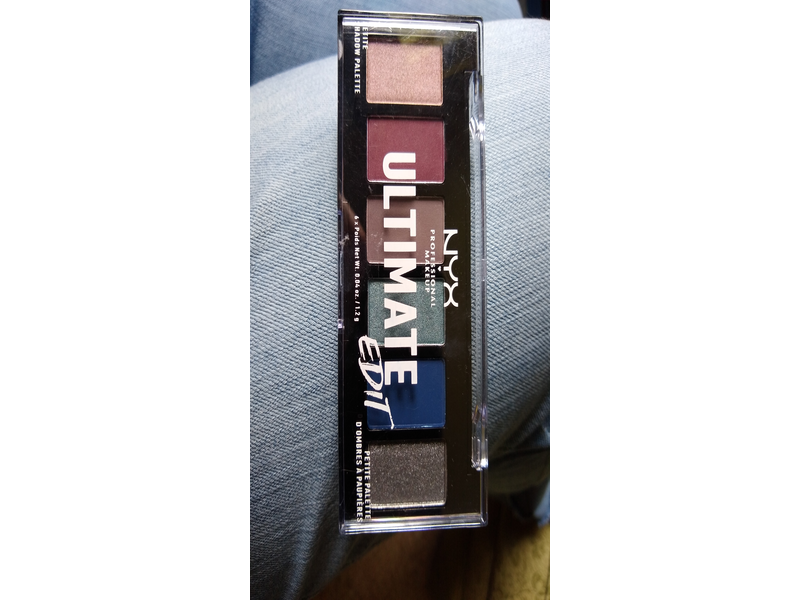NYX Professional Makeup Ultimate Edit Petite Shadow Palette, Ash, 0.04 Ounce