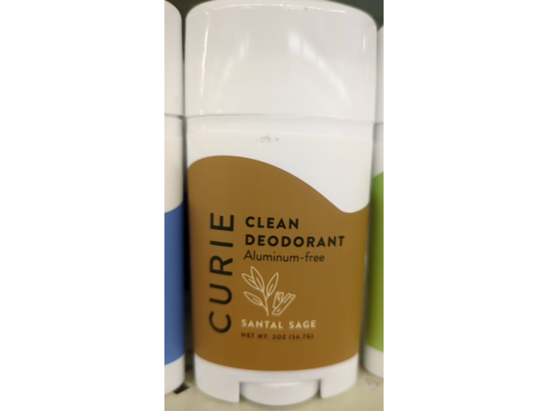Curie Clean Deodorant, Santal Sage, 2 oz/56.7 g