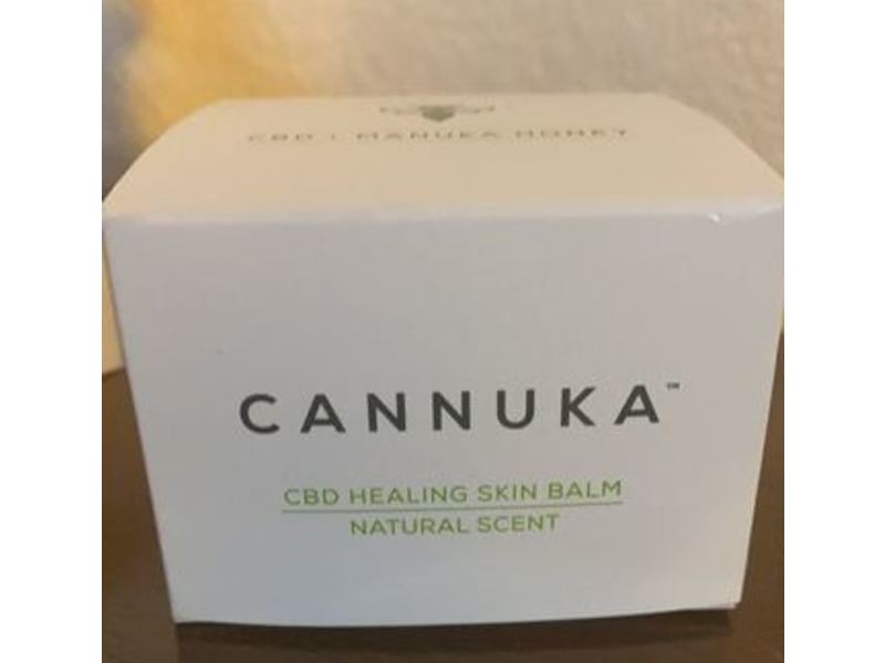 Cannuka Cbd Healing Skin Balm, Natural Scent, 1.6 oz / 45 g