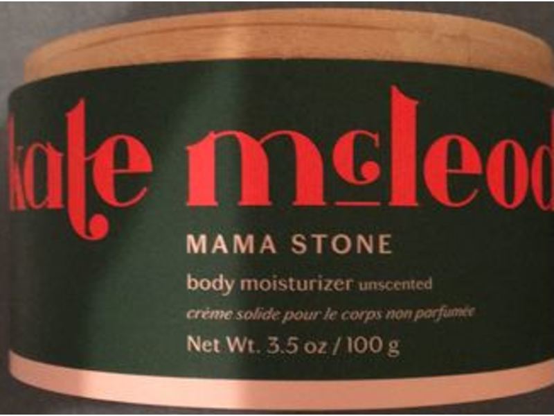 Kate Mcleod Mama Stone Body Moisturizer, Unscented, 3.5 oz/100 g